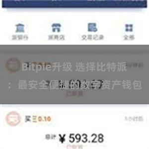 Bitpie升级 选择比特派：最安全便捷的数字资产钱包