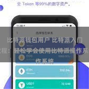 比特派钱包用户 比特派入门教程：轻松学会使用比特派操作系统